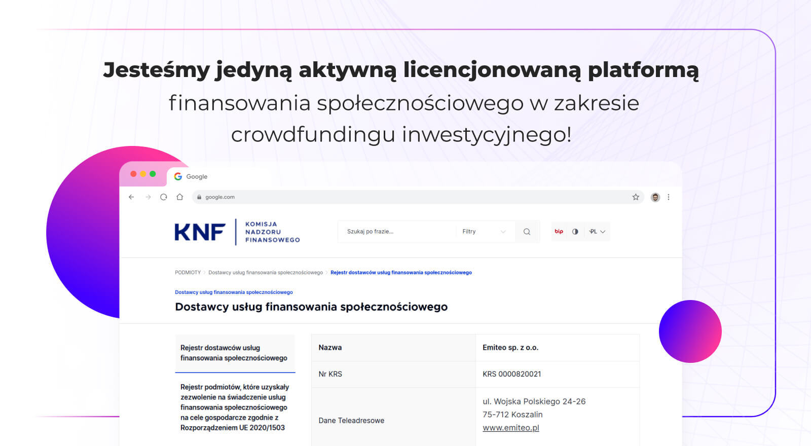 Zbierz do 5 mln € na rozwój swojego biznesu!